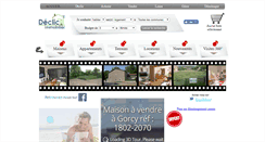 Desktop Screenshot of declicimmobilier.fr